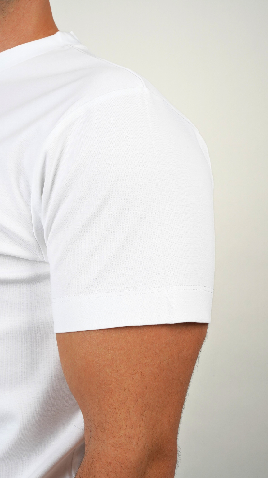 Premium Gloss T-shirt | Pearl White