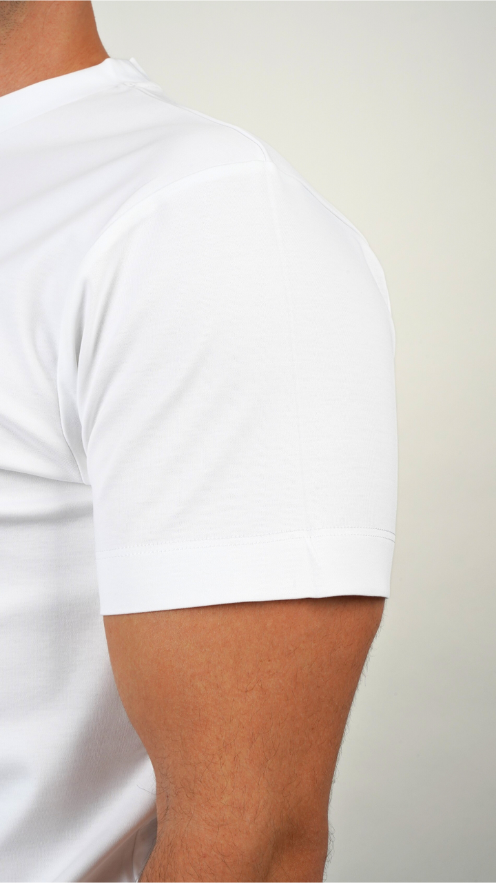 Premium Gloss T-shirt | Pearl White