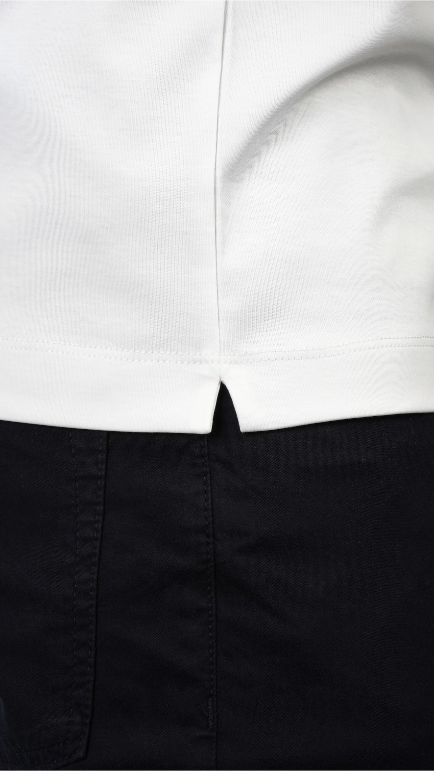 Premium Gloss T-shirt | Pearl White
