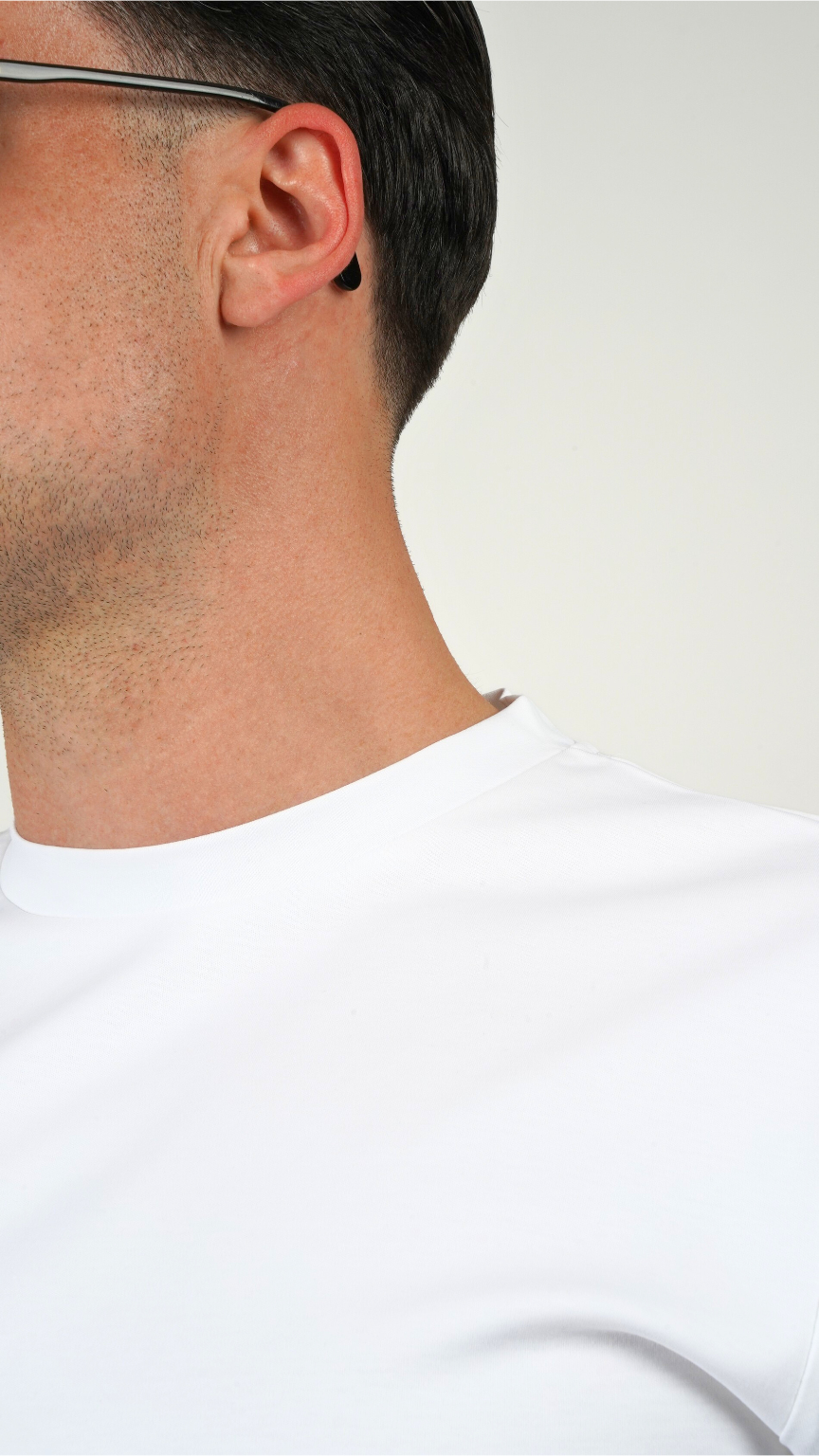 Premium Gloss T-shirt | Pearl White