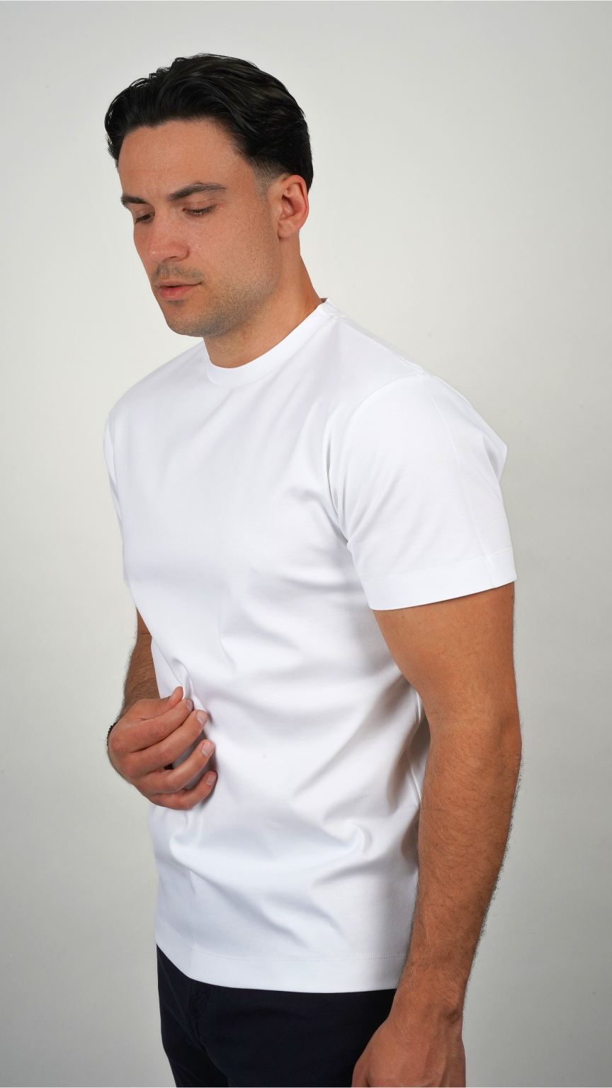 Premium Gloss T-shirt | Pearl White