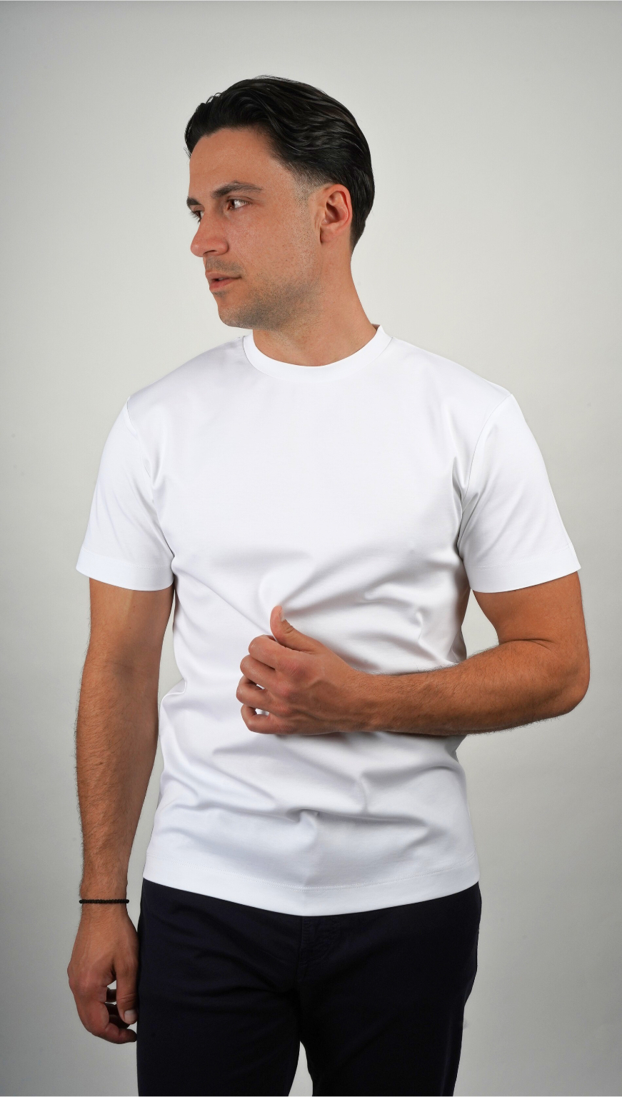 Premium Gloss T-shirt | Pearl White