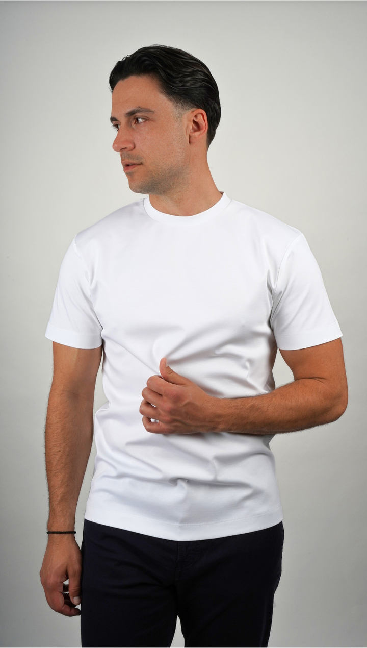 Premium Gloss T-shirt | Pearl White