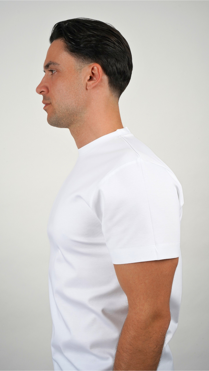 Premium Gloss T-shirt | Pearl White